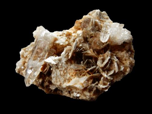 Muscovite - Quartz<br />Suiza<br />60 mm x 40 mm x 30 mm<br /> (Author: Dany Mabillard)