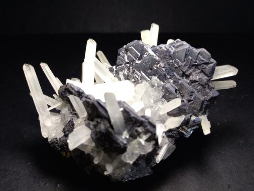 Galena, Quartz<br />Krushev dol deposit, Krushev dol Mine, Madan mining area, Rhodope Mountains, Smolyan Oblast, Bulgaria<br />82 x 68 mm<br /> (Author: Sante Celiberti)