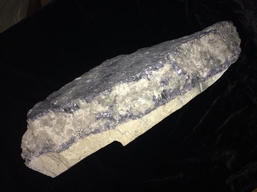 Molybdenite, Quartz, Feldspar<br />Climax Mine, (corta cielo abierto Climax), Climax, Climax District, Lake County, Colorado, USA<br />350 mm X 120 mm X 75 mm<br /> (Author: Robert Seitz)