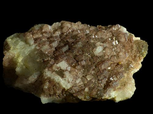 Albita<br />Mas Vives Quarry, Can Vives de Baix, Vidreres, Comarca La Selva, Gerona / Girona, Catalonia / Catalunya, Spain<br />2 x 1,5 x 0,5 cm<br /> (Autor: Javier Rodriguez)