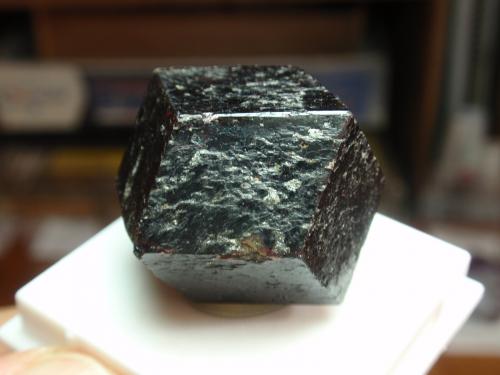 Almandino (Grupo Granate)<br />Mina River Valley Garnet, Dana, Distrito Sudbury, Ontario, Canadá<br />25x25 mm<br /> (Autor: Ignacio)