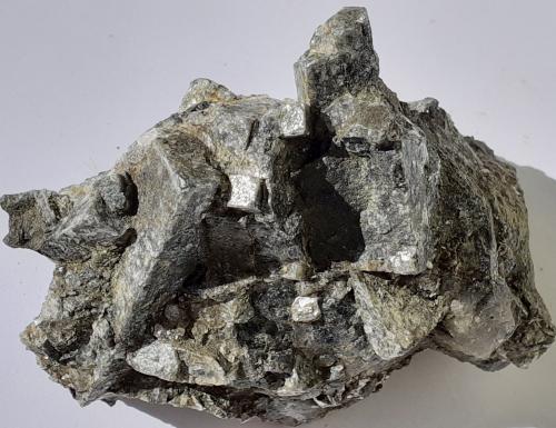 Andalusite<br />Lüsens Valley, Sellrain Valley/Sellraintal, Innsbruck-Land District, North Tyrol, Tyrol/Tirol, Austria<br />8 x 6 cm<br /> (Author: Volkmar Stingl)