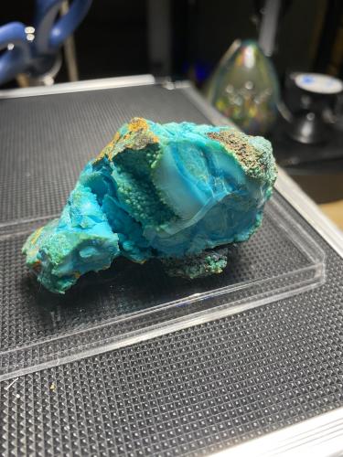Chrysocolla<br />79 Mine, Chilito, Hayden area, Banner District, Dripping Spring Mountains, Gila County, Arizona, USA<br />7 x 3 cm<br /> (Author: Shawn S)