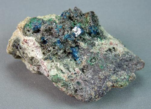 Boleite<br />Mammoth-St. Anthony Mine, St. Anthony deposit, Tiger, Mammoth District, Pinal County, Arizona, USA<br />5.5cm x 3.0cm<br /> (Author: rweaver)