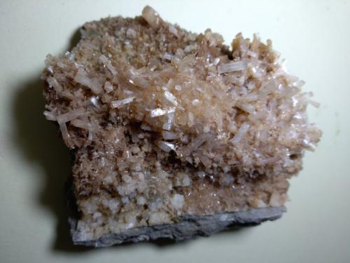 Stellerite<br />Villanova Monteleone, Sassari Province, Sardinia/Sardegna, Italy<br />77 x 69 mm<br /> (Author: Sante Celiberti)