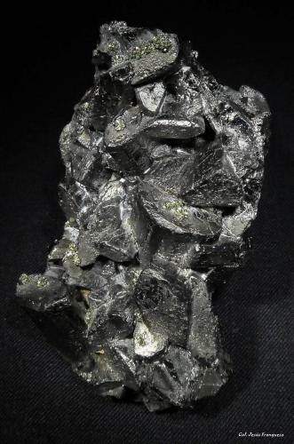 Enargita.<br />Mina Casapalca, Casapalca, Distrito Chicla, Provincia Huarochiri, Departamento Lima, Perú<br />68x42 mm.<br /> (Autor: Jesus Franquesa Baucells)