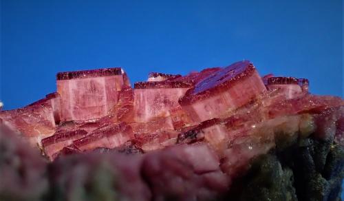 Elbaite (Tourmaline Group)<br />Antsira, Sahatany Valley (Mt. Ibity), Vakinankaratra Region, Madagascar<br />46 mm x 34 mm x 21 mm<br /> (Author: Don Lum)