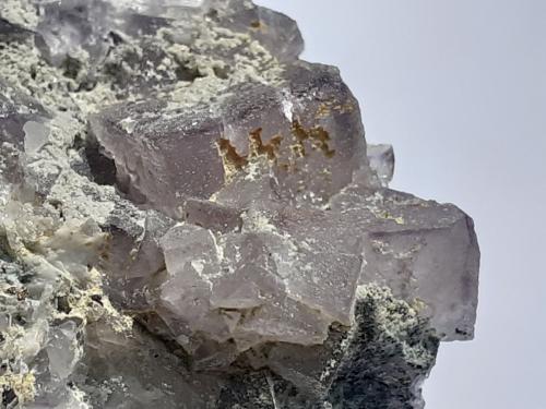 Fluorite, Sphalerite<br />Lead mines, Obernberg am Brenner, Innsbruck-Land District, Tyrol/Tirol, Austria<br />6,5 x 6,5 cm<br /> (Author: Volkmar Stingl)