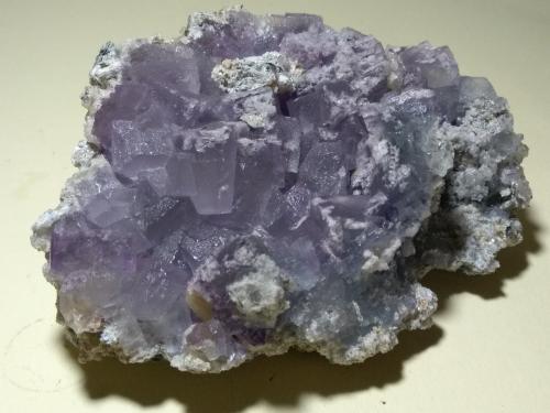 Fluorite<br />Lavrion Mining District, Attikí (Attica) Prefecture, Greece<br />11 x 9 cm<br /> (Author: Sante Celiberti)