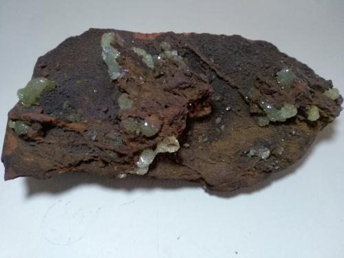 Adamite<br />Mina Ojuela, Mapimí, Municipio Mapimí, Durango, México<br />13,5 x 6,5 cm<br /> (Author: Sante Celiberti)