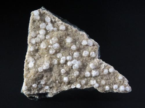 Analcima<br />Pedrera Enviny, Roca de Sant Julià, Montardit de Dalt, Sort, Comarca Pallars Sobirà, Lérida / Lleida, Cataluña / Catalunya, España<br />8 x 5 cm.<br /> (Autor: Antonio P. López)