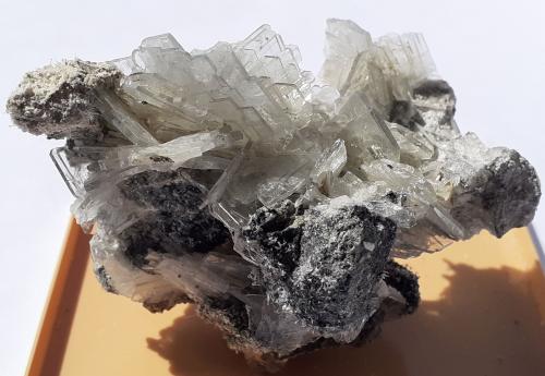 Baryte<br />Cavnic mining area, Cavnic, Maramures, Romania<br />7 x 4,5 cm<br /> (Author: Volkmar Stingl)