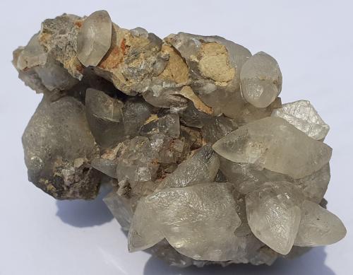 Fluorite, Calcite<br />Weißeck Mountain area, Murwinkel, Lungau, Salzburg, Austria<br />4,5 x 4 cm<br /> (Author: Volkmar Stingl)