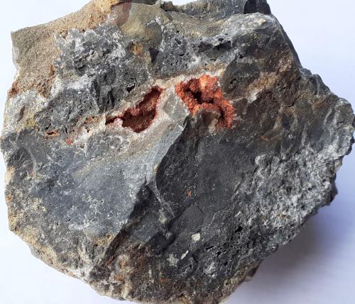 Cetineite on Quartz<br />Le Cetine di Cotorniano Mine (Le Cetine Mine), Chiusdino, Siena Province, Tuscany, Italy<br />7 x 6 cm<br /> (Author: Volkmar Stingl)