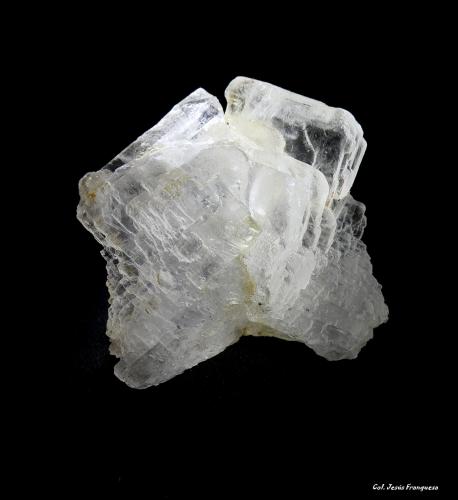 Yeso<br />Guixera de l´Oller Quarry (Collsuspina Gypsum Quarry), Collsuspina to Tona road, Collsuspina, Comarca Moianès, Barcelona, Catalonia / Catalunya, Spain<br />83x80 mm.<br /> (Autor: Jesus Franquesa Baucells)