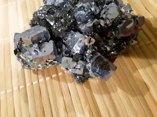 Galena & Sphalerite<br />September Mine (9th of September Mine) , Madan mining area, Rhodope Mountains, Smolyan Oblast, Bulgaria<br />9.7 x 7.3 x 3.8 cm<br /> (Author: Casimir Sarisky)