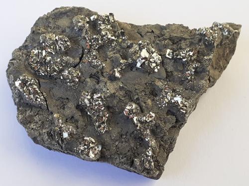 Pyrite<br />Albvorlandtunnel, Wendlingen, Esslingen District, Stuttgart Region, Baden-Württemberg, Germany<br />5 x 4 cm<br /> (Author: Volkmar Stingl)