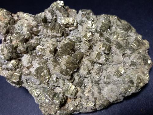 Marcasite, Calcite<br />Fluminimaggiore, Sud Sardegna Province, Sardinia/Sardegna, Italy<br />72 x 59 mm<br /> (Author: Sante Celiberti)