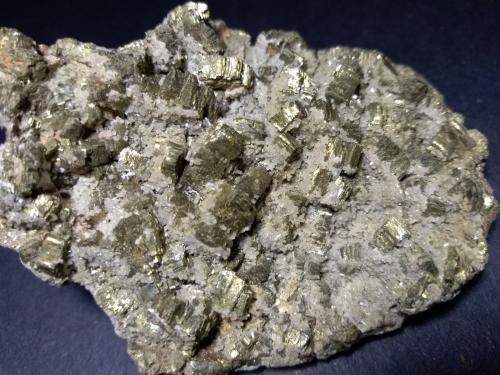 Marcasite, Calcite<br />Fluminimaggiore, Provincia Sud Sardegna, Cerdeña/Sardegna, Italia<br />72 x 59 mm<br /> (Author: Sante Celiberti)