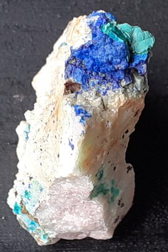 Azurite, Malachite<br />Ringenwechsel Mining District, Troi, District Schwaz, Inn Valley, North Tyrol, Tyrol/Tirol, Austria<br />3 x 3 cm<br /> (Author: Volkmar Stingl)