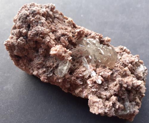 Baryte<br />Warihuyn Hill, Puños, Miraflores District, Huamalíes Province, Huánuco Department, Peru<br />8 x 4,5 cm<br /> (Author: Volkmar Stingl)