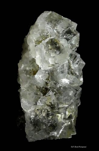 Fluorita.<br />Mina Xianghualing, Xianghualing, Linwu, Prefectura Chenzhou, Provincia Hunan, China<br />90x50 mmm.<br /> (Autor: Jesus Franquesa Baucells)