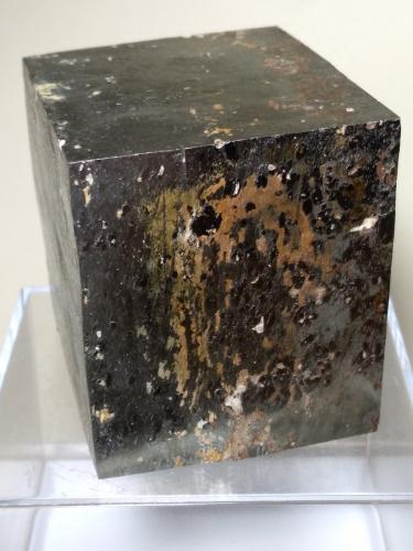 Pyrite<br />Mina Ampliación a Victoria, Sierra de Alcarama, Navajún, Comarca Cervera, La Rioja, España<br />54 x 52 mm<br /> (Author: Sante Celiberti)