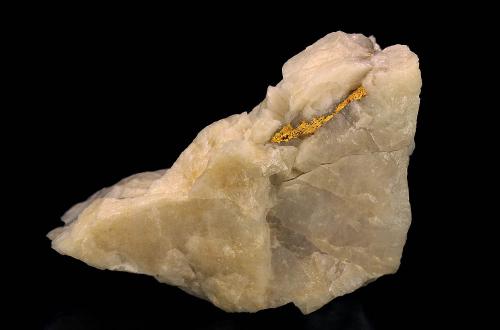 Gold<br />Gold mines, Gastein Valley, St. Johann im Pongau, Hohe Tauern, Salzburg, Austria<br />5 x 3,5 cm<br /> (Author: Gerhard Brandstetter)