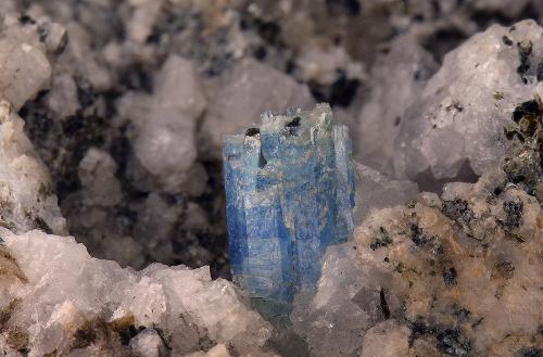 Beryl<br />Sportgastein, Gastein Valley, St. Johann im Pongau, Hohe Tauern, Salzburg, Austria<br />crystal size 10 mm<br /> (Author: Gerhard Brandstetter)