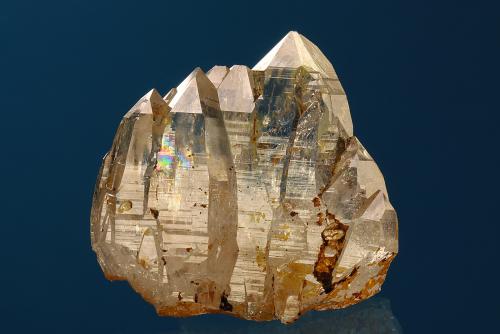 Quartz<br />Kreuzkogl, Gastein Valley, St. Johann im Pongau, Hohe Tauern, Salzburg, Austria<br />3 x 2,5 cm<br /> (Author: Gerhard Brandstetter)