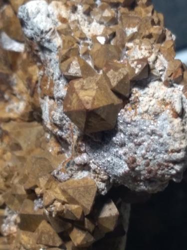 Sturmanite<br />Zona minera N'Chwaning, Kuruman, Kalahari manganese field (KMF), Provincia Septentrional del Cabo, Sudáfrica<br />40 x 40 mm<br /> (Author: Sante Celiberti)