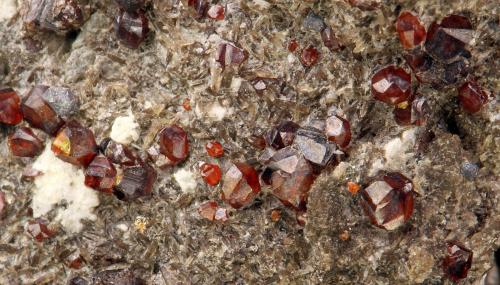 Sphalerite<br />Hammam-Zriba Mine, Zriba, Zaghouan Governorate, Tunisia<br />FOV 12 mm<br /> (Author: Gerhard Brandstetter)