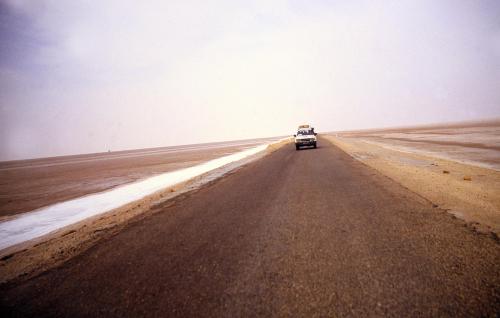 _<br />Chott el Djerid, Between Tozeur y Douz, Kebili Governorate, Great Eastern Sand Sea, Tunisia<br /><br /> (Author: Gerhard Brandstetter)