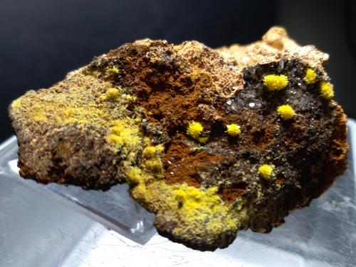 Mimetite<br />Plaka Mines, Plaka, Lavrion Mining District, Attikí (Attica) Prefecture, Greece<br />50 x 33 mm<br /> (Author: Sante Celiberti)