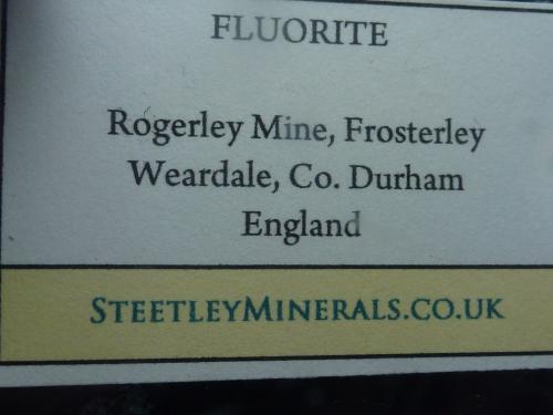 _Fluorita<br />Rogerley Mine, Frosterley, Weardale, North Pennines Orefield, County Durham, England / United Kingdom<br /><br /> (Autor: javier ruiz martin)