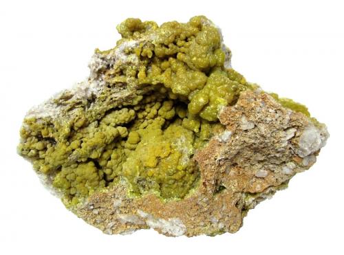 Pyromorphite<br />Mina La Vidale (Brezies), Asprières, Saint-Martin de Bouillac, Villefranche-de-Rouergue, Aveyron, Occitanie, Francia<br />Specimen size 16,5 cm<br /> (Author: Tobi)