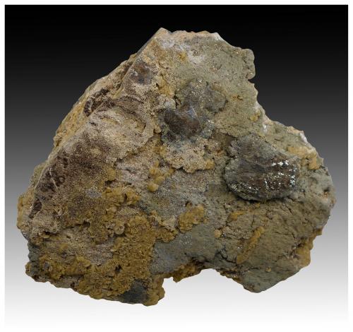 Siderite, Arsenopyrite, Pyrite<br />Minas da Panasqueira, Aldeia de São Francisco de Assis, Covilhã, Castelo Branco, Cova da Beira, Centro, Portugal<br />15 cm x 15 cm x 7 cm<br /> (Author: silvia)