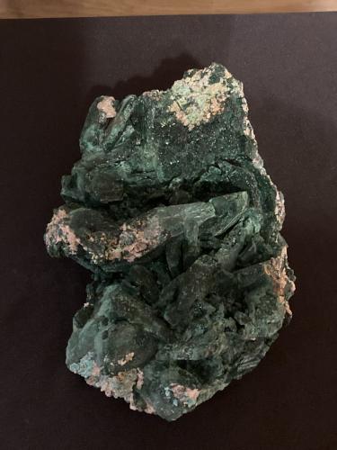 Malachite<br />Tsumeb Mine, Tsumeb, Otjikoto Region, Namibia<br />163 mm X 117 mm X 76 mm<br /> (Author: Robert Seitz)