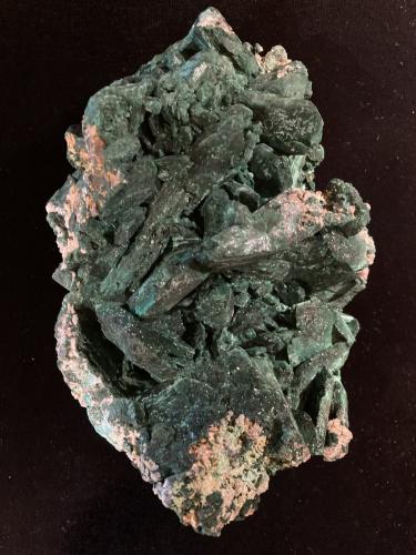 Malachite<br />Tsumeb Mine, Tsumeb, Otjikoto Region, Namibia<br />163 mm X 117 mm X 76 mm<br /> (Author: Robert Seitz)