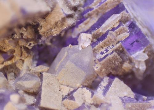 Fluorite and Quartz<br />Zona minera de Berbes, Berbes, Ribadesella, Comarca Oriente, Principado de Asturias (Asturias), España<br />73 mm x 67 mm x 43 mm<br /> (Author: Firmo Espinar)