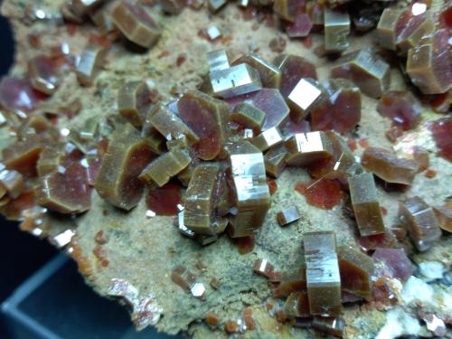 Vanadinite<br />Mibladen (Mibladen mining district), Midelt, Midelt Province, Drâa-Tafilalet Region, Morocco<br />10,5 x 9 cm<br /> (Author: Sante Celiberti)