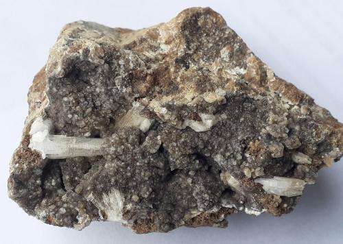 Aragonite, Baryte, Dolomite<br />Magnesite deposit, Bürglkopf, Hochfilzen, Kitzbühel District, North Tyrol, Tyrol/Tirol, Austria<br />8 x 6 cm<br /> (Author: Volkmar Stingl)