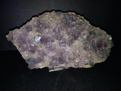 Fluorite, Galena<br />Frazer's Hush Mine, Rookhope District, Weardale, North Pennines Orefield, County Durham, England / United Kingdom<br />20,5 x 10,5 cm<br /> (Author: Sante Celiberti)