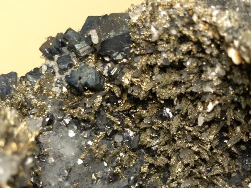 Bournonite, Marcasite, Calcite, Quartz<br />Herja Mine, Chiuzbaia, Baia Sprie, Maramures, Romania<br />14 x 12 cm<br /> (Author: Sante Celiberti)