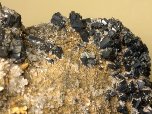 Bournonite, Marcasite, Calcite, Quartz<br />Herja Mine, Chiuzbaia, Baia Sprie, Maramures, Romania<br />14 x 12 cm<br /> (Author: Sante Celiberti)