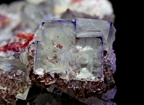 Fluorite-Quartz<br />Cerro Muriano, Córdoba City, Comarca de Córdoba, Córdoba, Andalusia, Spain<br />FOV 8mm<br /> (Author: Carlos Pareja)