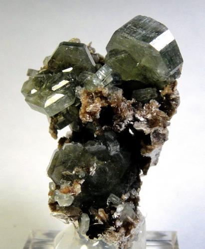 Fluorapatito<br />Minas da Panasqueira, nivel 2, Aldeia de São Francisco de Assis, Covilhã, Castelo Branco, Cova da Beira, Centro, Portugal<br />4,5 x 3,5 cm.<br /> (Autor: Antonio P. López)