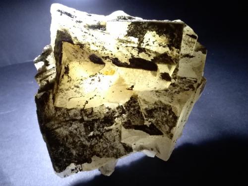 Fluorite, Marcasite<br />Muscadroxius-Genna Tres Montis Mine, Silius, Sud Sardegna Province, Sardinia/Sardegna, Italy<br />14,5 x 13 cm<br /> (Author: Sante Celiberti)