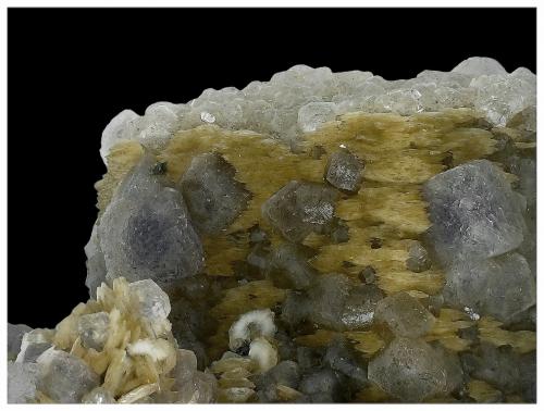 Siderite, Fluorite<br />Minas da Panasqueira, Aldeia de São Francisco de Assis, Covilhã, Castelo Branco, Cova da Beira, Centro, Portugal<br /><br /> (Author: silvia)