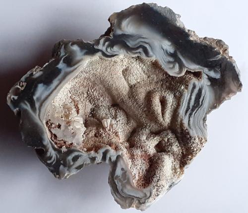 Quartz (variety agate), Quartz<br />Barros Cassal, Rio Grande do Sul, Brasil<br />6 x 5,5 cm<br /> (Author: Volkmar Stingl)